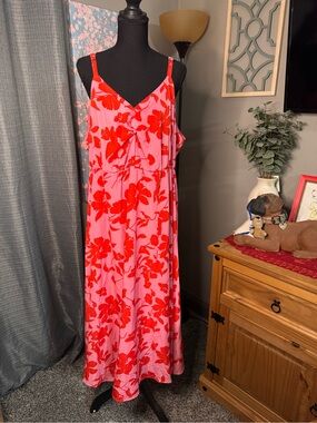 BloomChic Pink and Red Dress
